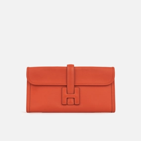 Herms Jige Clutch 29 - Orange Field