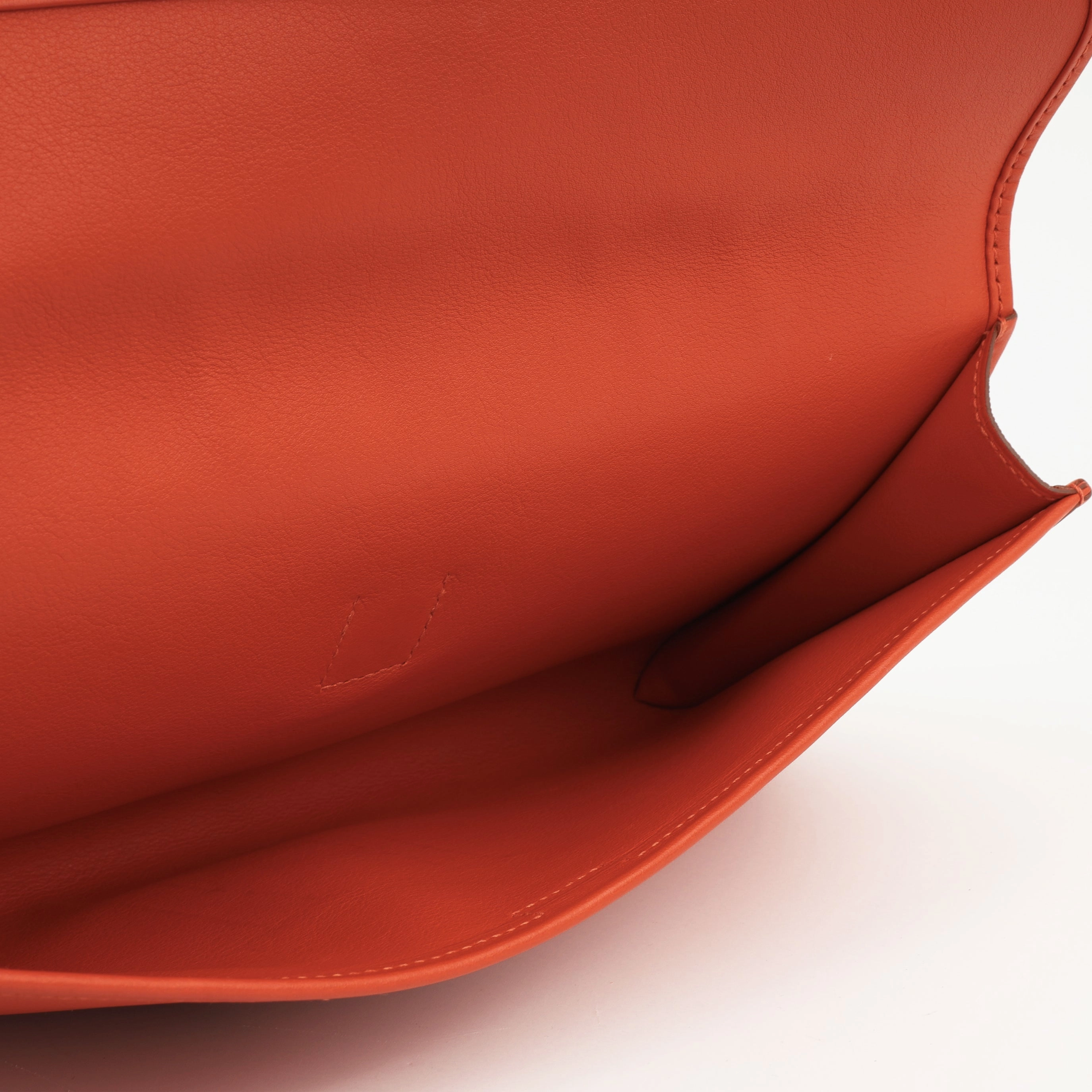 Herms Jige Clutch 29 - Orange Field