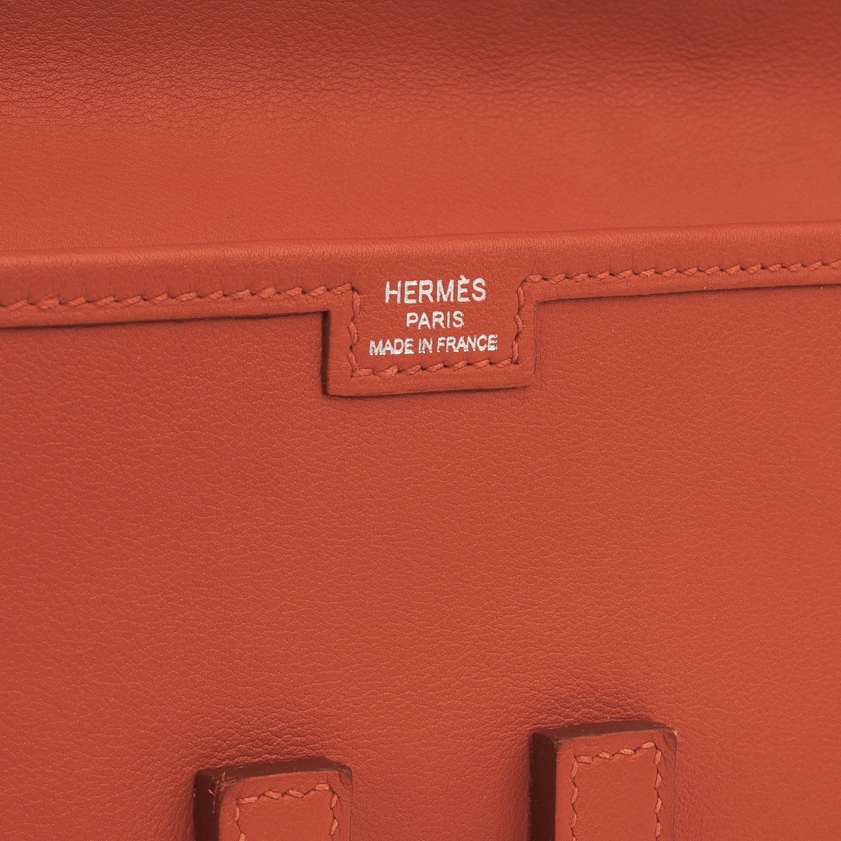 Herms Jige Clutch 29 - Orange Field