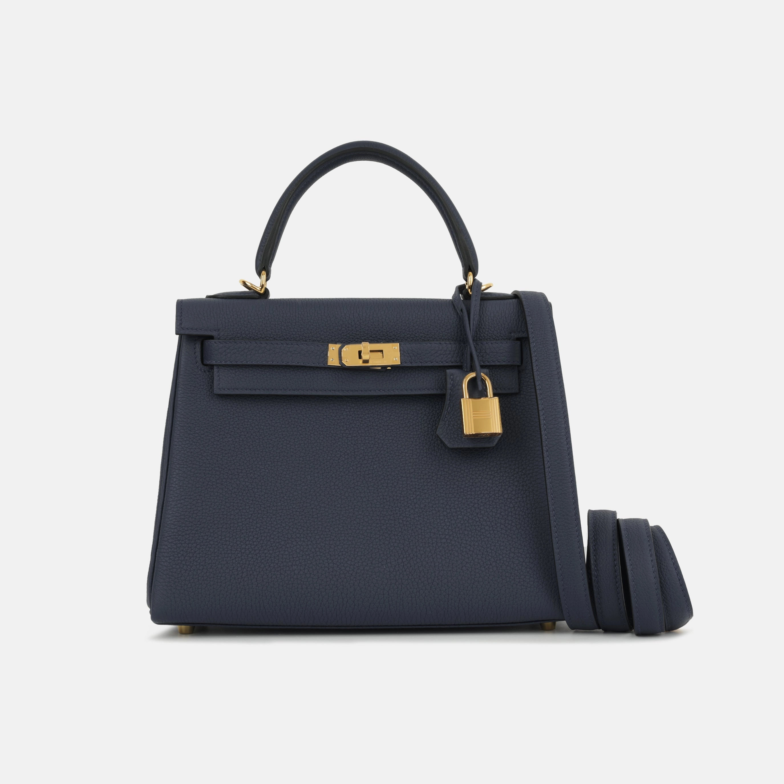 Herms Kelly 25 - Bleu Navy