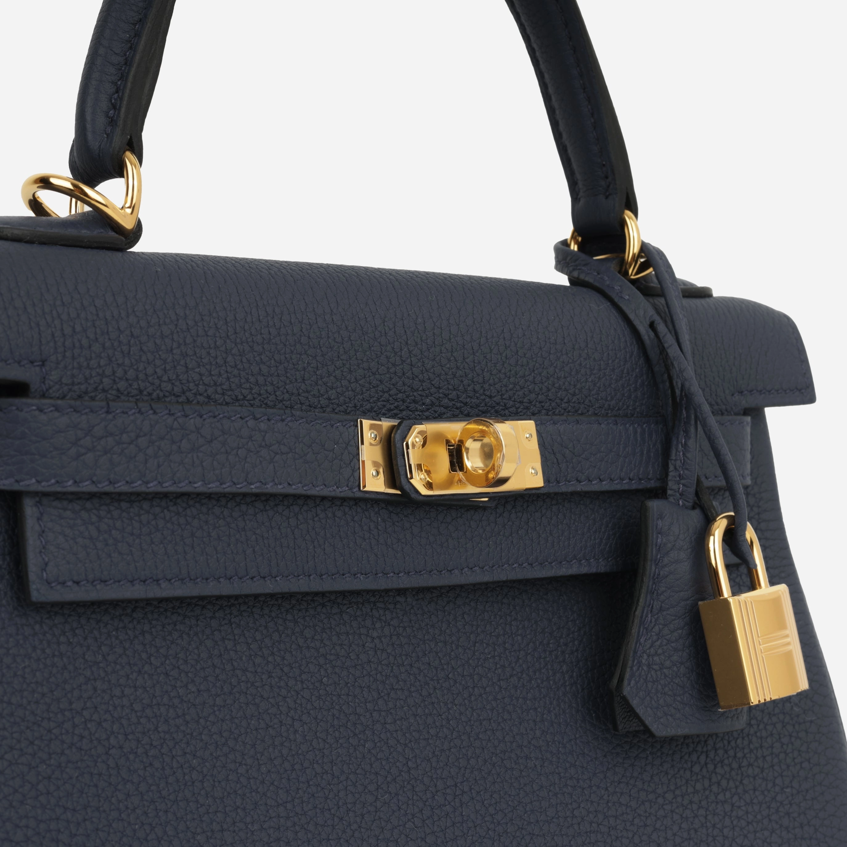 Herms Kelly 25 - Bleu Navy