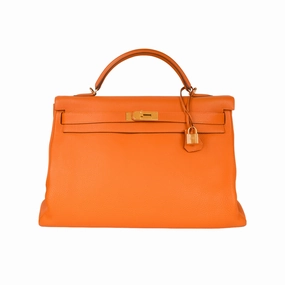 Herms Kelly 40 - Orange Togo