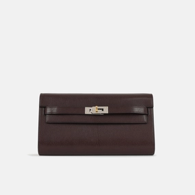 Herms Kelly To Go Wallet - Rouge Sellier
