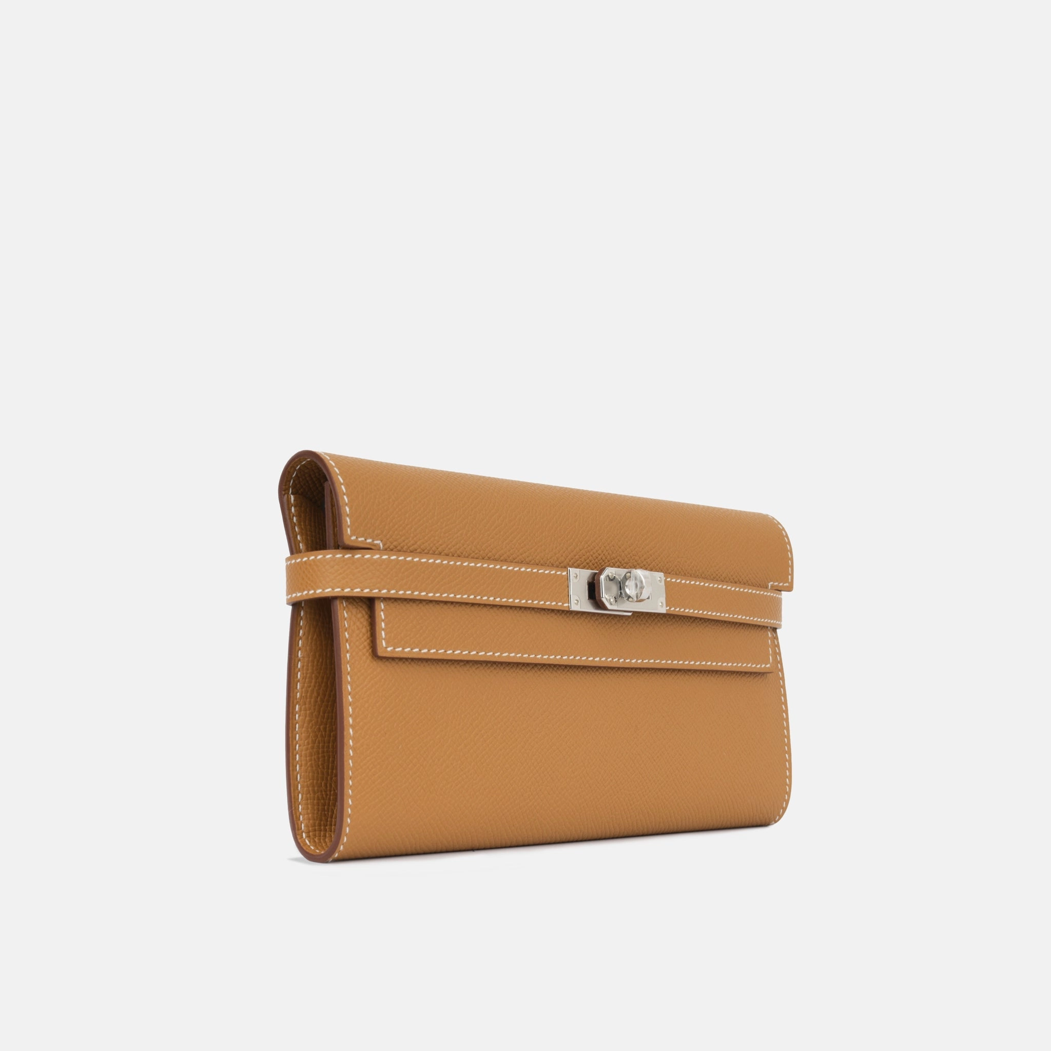 Herms Kelly Wallet - Gold (NWT)