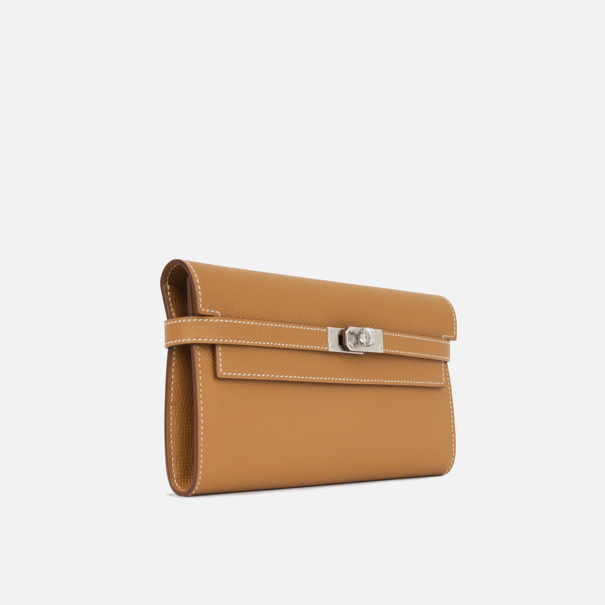 Herms Kelly Wallet - Gold (NWT)