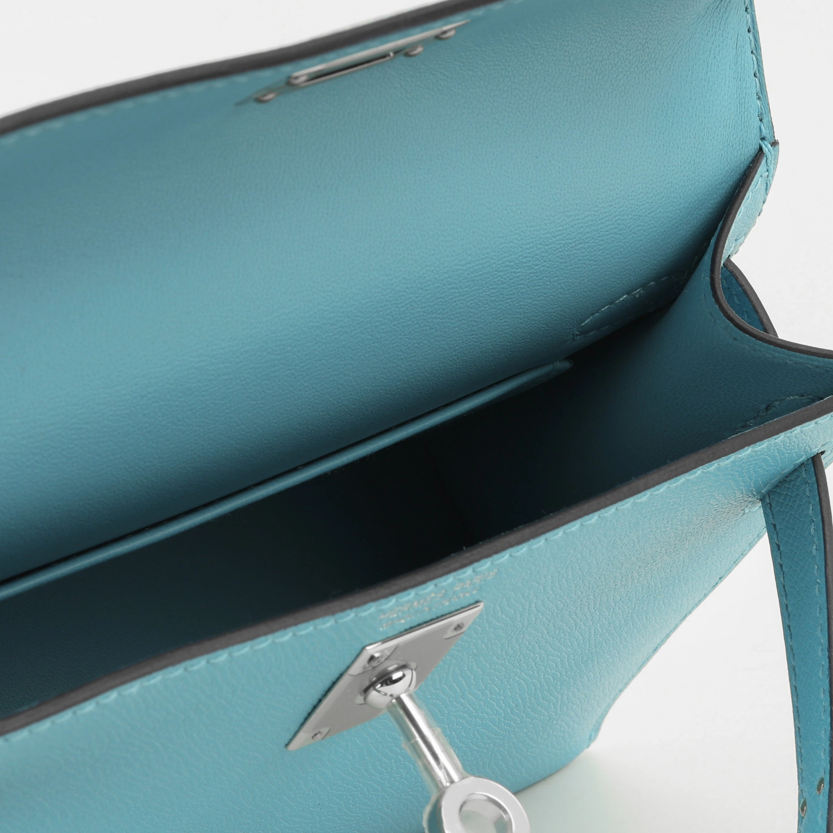 Herms Mini Kelly - Bleu Du Nord