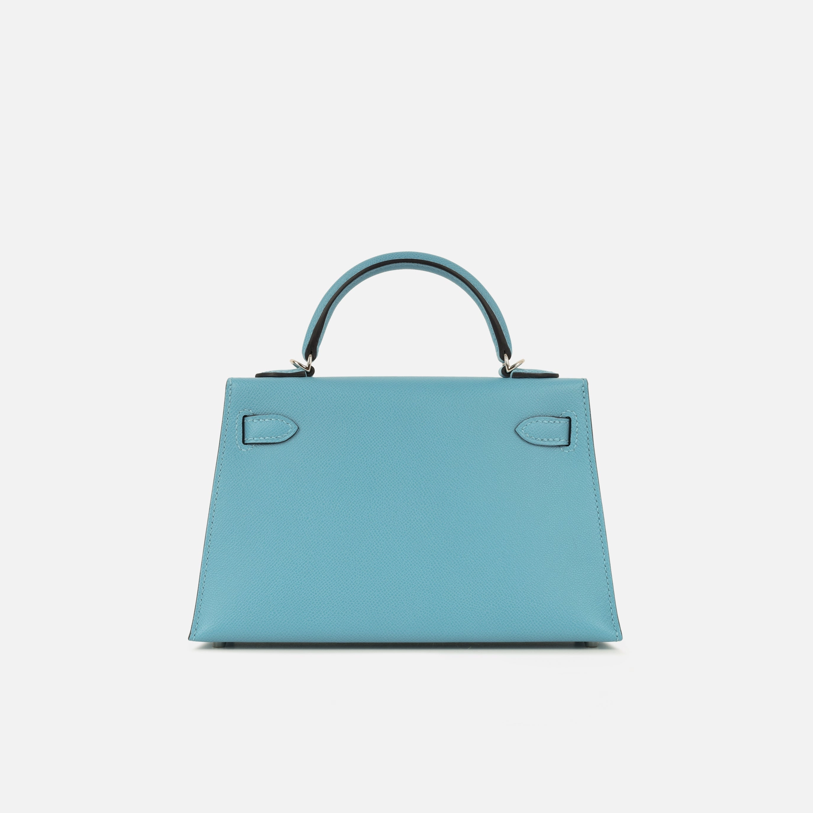Herms Mini Kelly - Bleu Du Nord