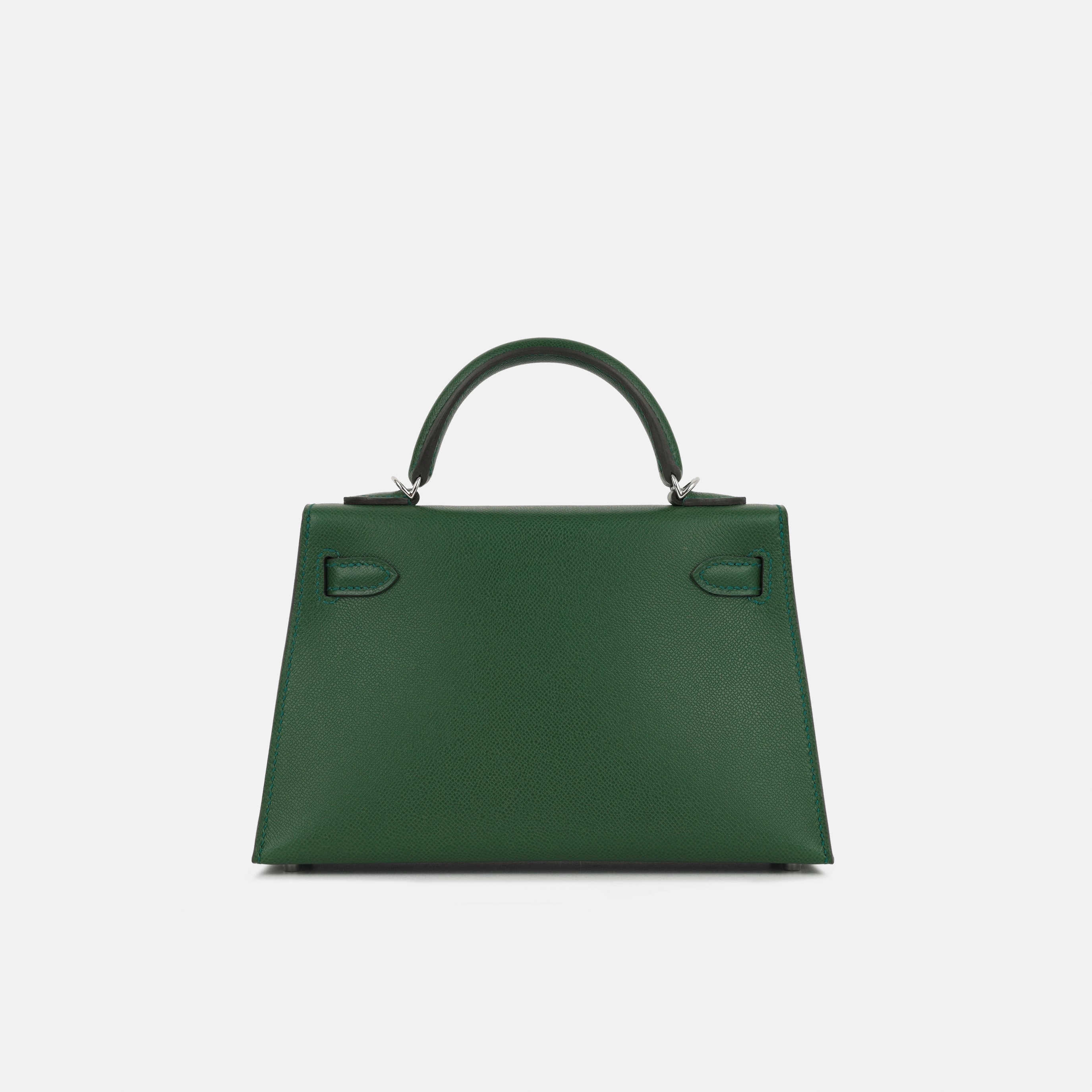 Herms Mini Kelly - Vert Moyen Madame