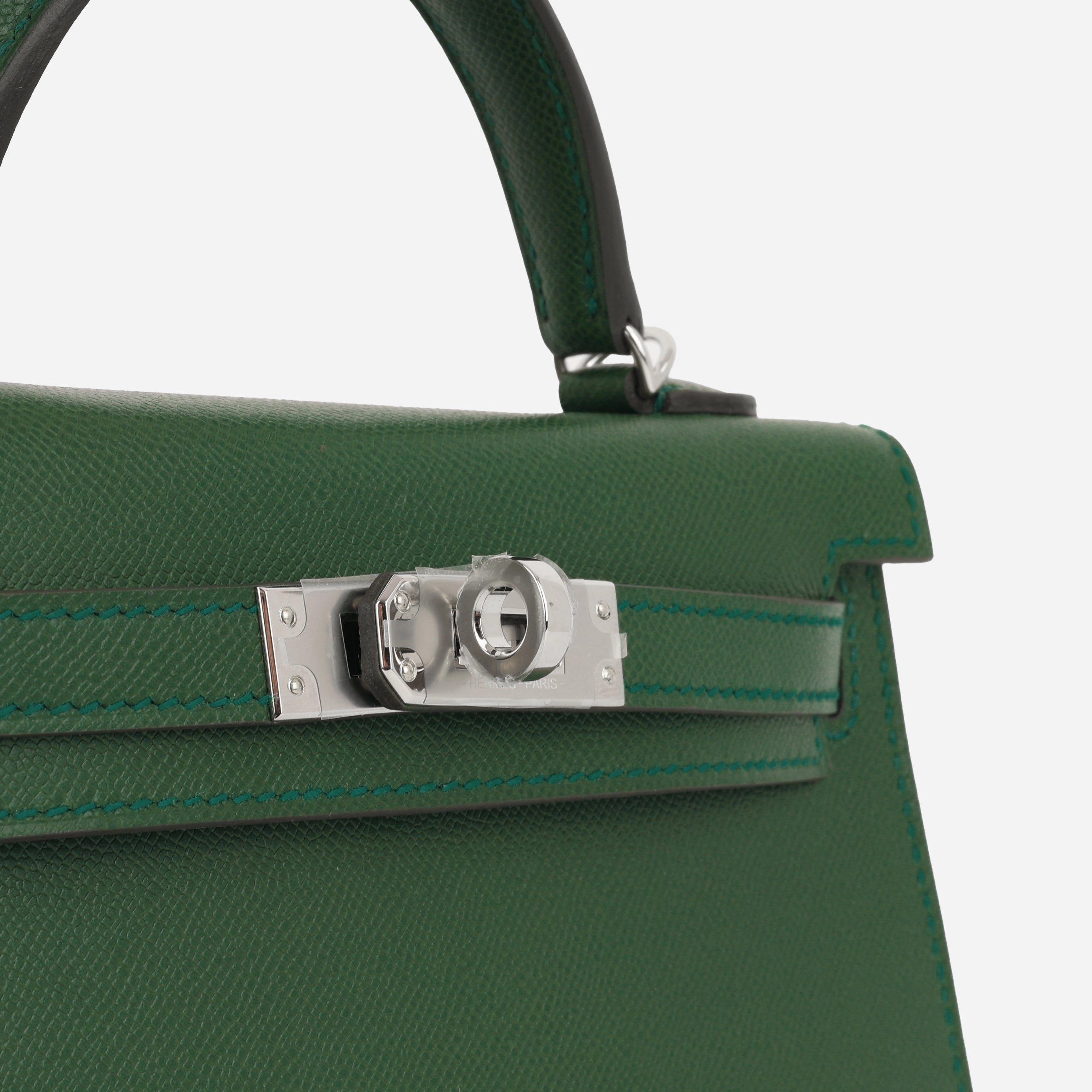 Herms Mini Kelly - Vert Moyen Madame