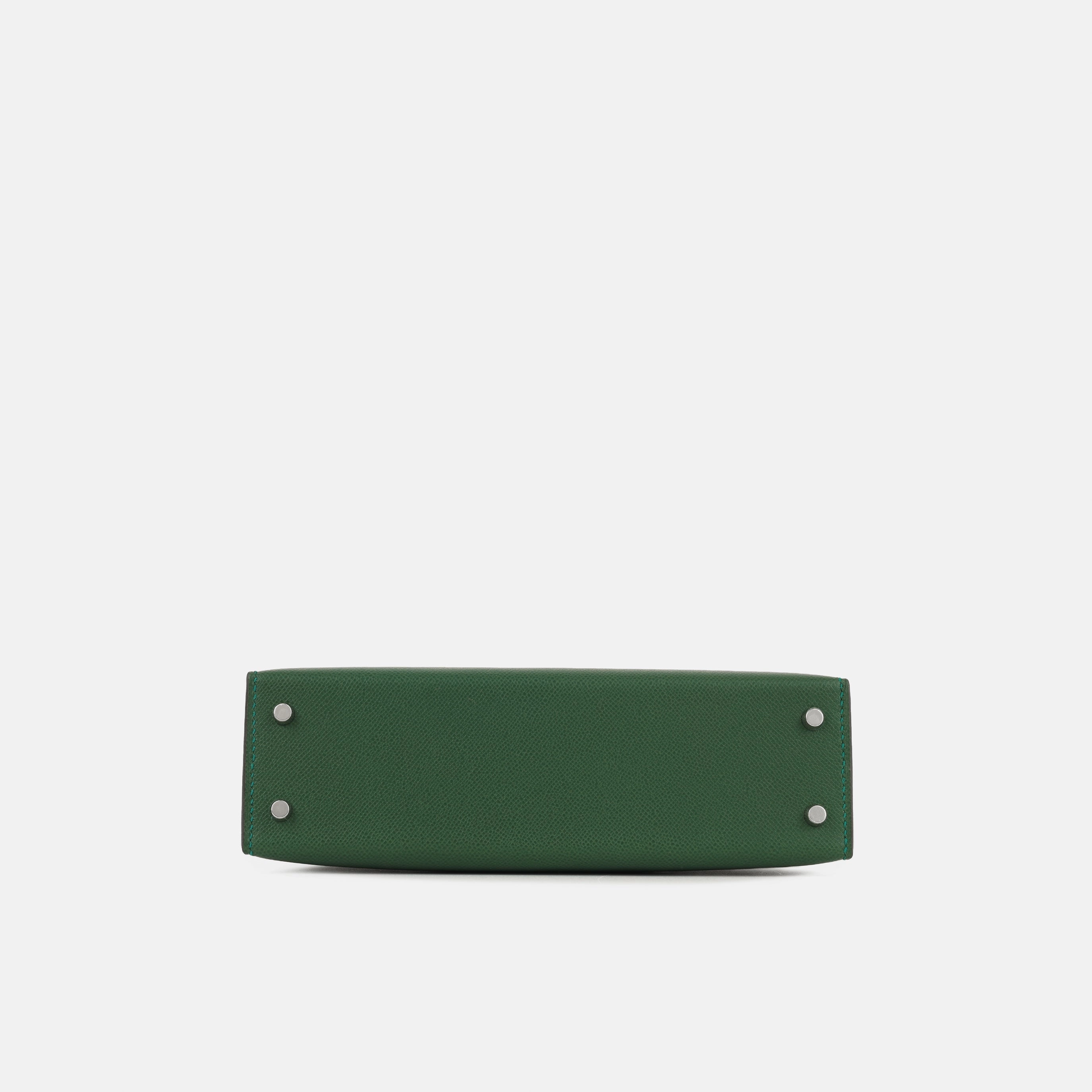 Herms Mini Kelly - Vert Moyen Madame