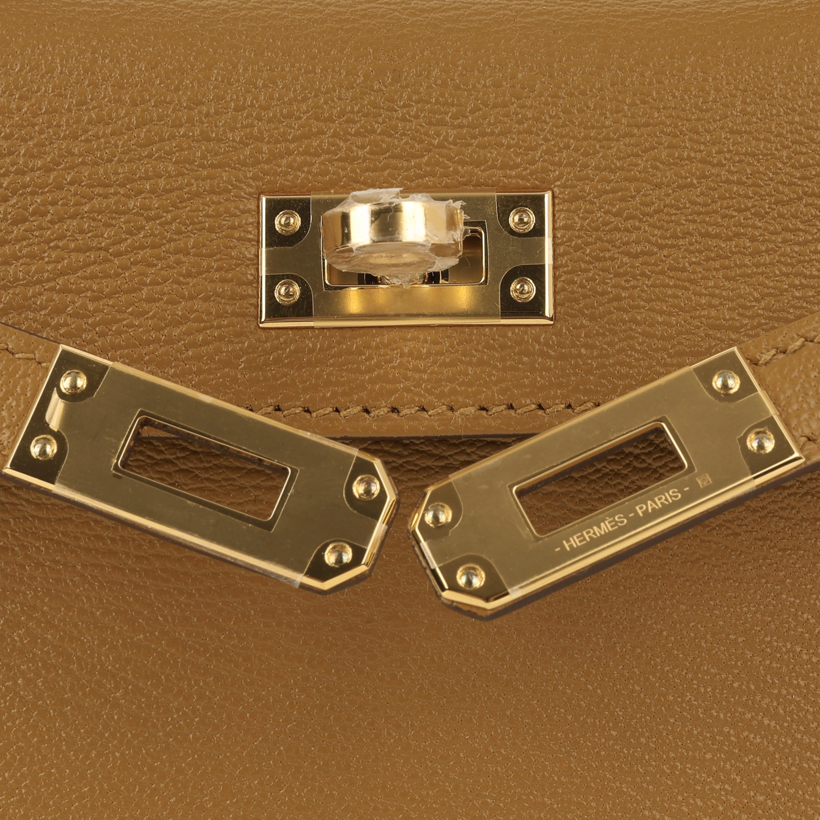 Herms Verso Mini Kelly - Caramel / Cacao