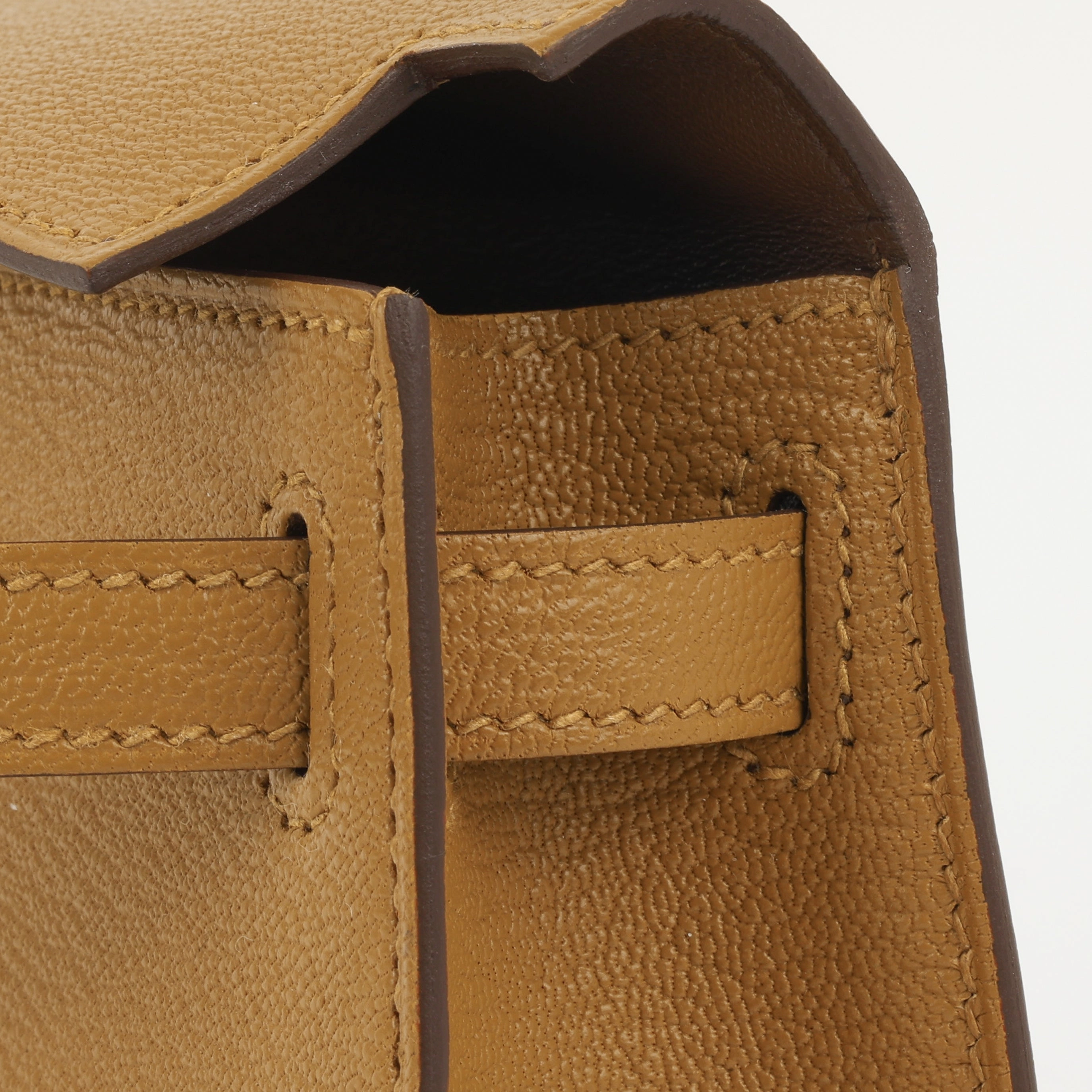 Herms Verso Mini Kelly - Caramel / Cacao