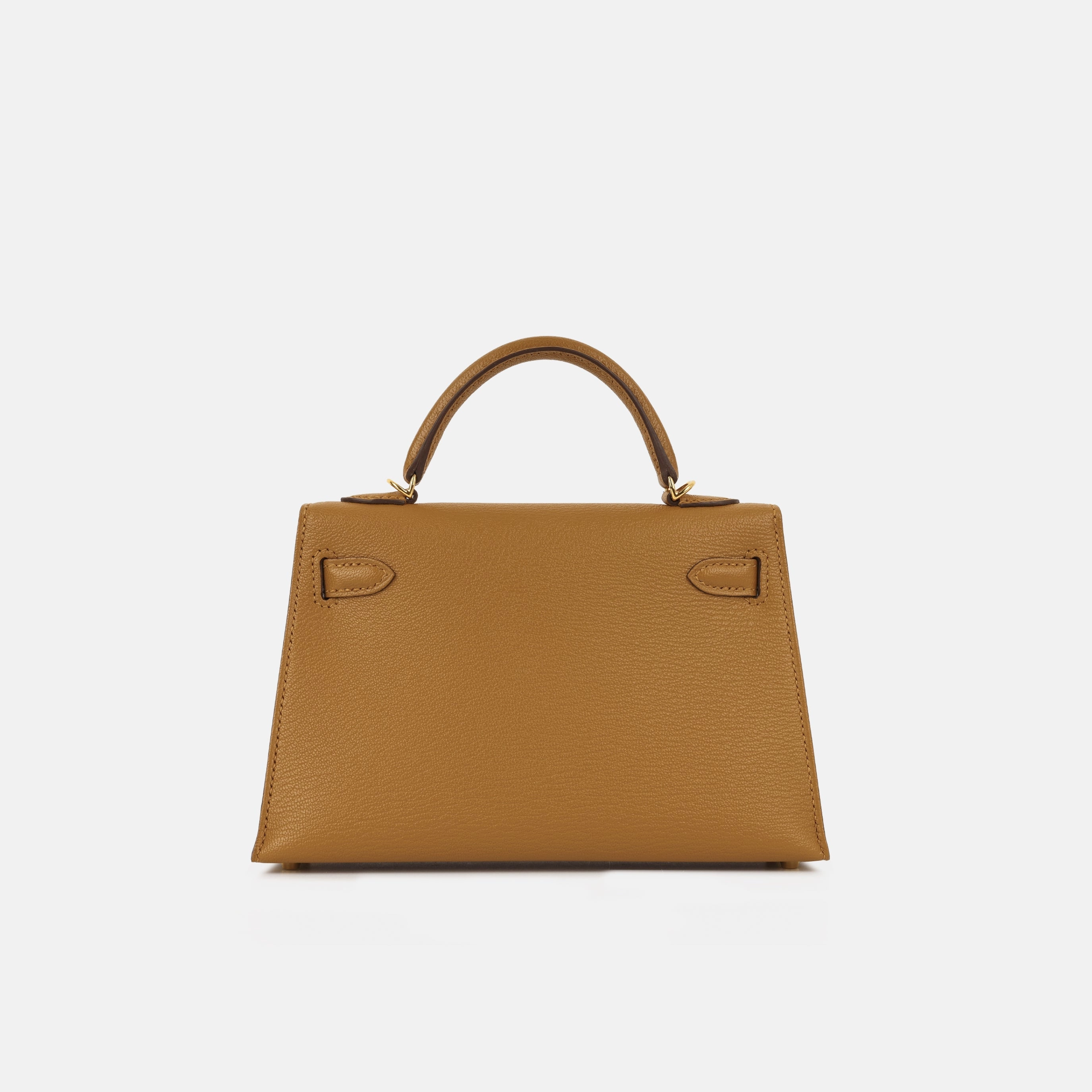 Herms Verso Mini Kelly - Caramel / Cacao