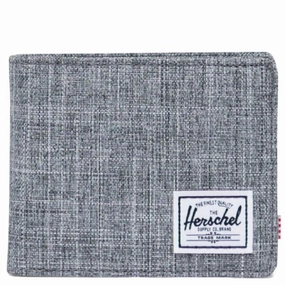Herschel Roy Coin Wallet Raven Crosshatch