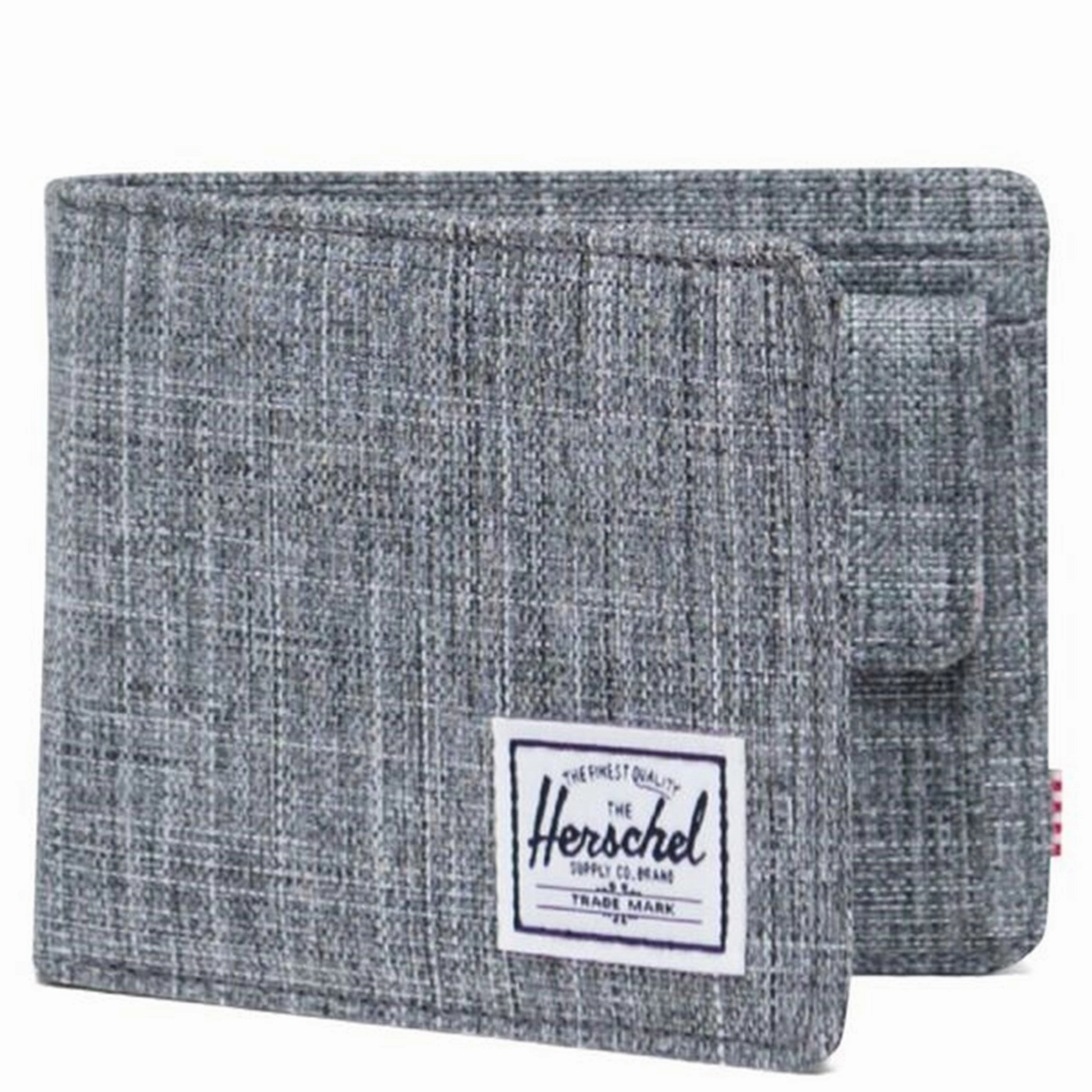 Herschel Roy Coin Wallet Raven Crosshatch