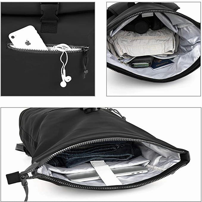 High Quality Waterproof Oxford Expandable Rolltop Backpack