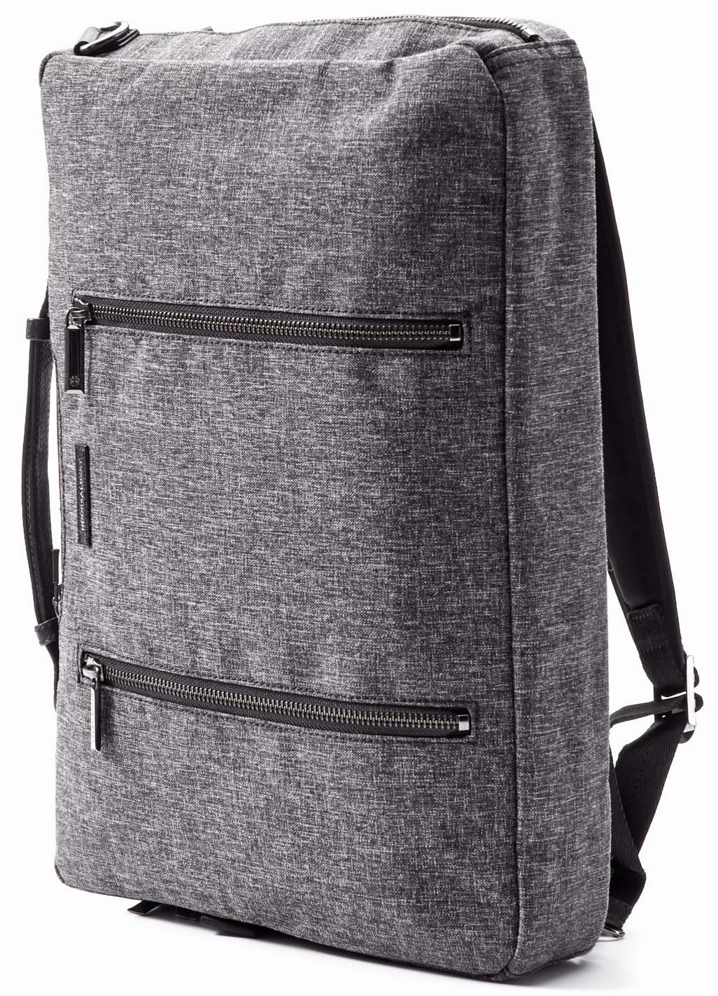 Hook and Albert Melange Fabric 3-Way Carryall, Grey