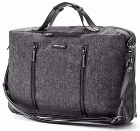 Hook and Albert Melange Fabric 3-Way Carryall, Grey