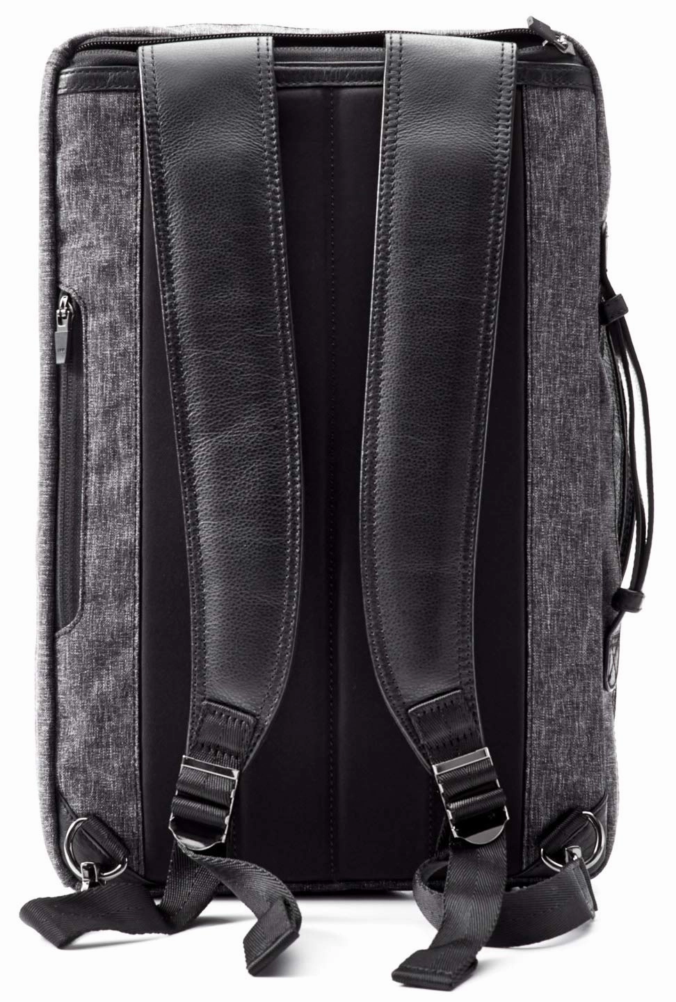 Hook and Albert Melange Fabric 3-Way Carryall, Grey