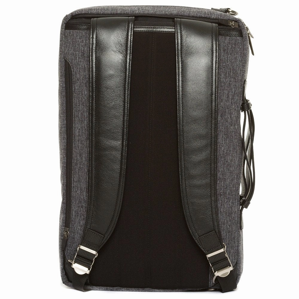 Hook and Albert Melange Fabric 3-Way Carryall, Grey