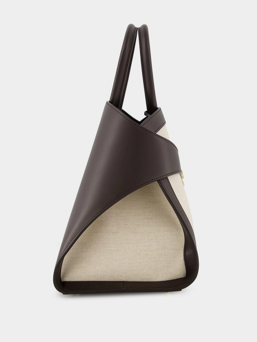 Hug Medium Canvas and Leather Bag