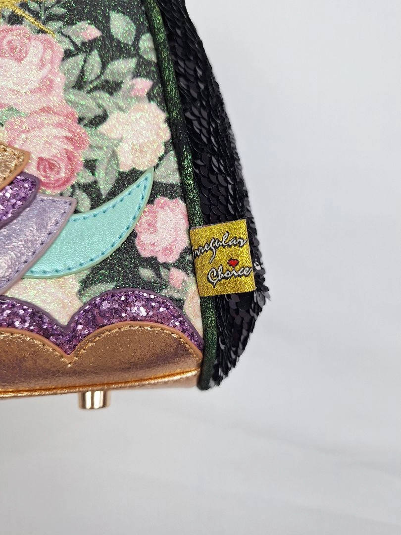 Irregular Choice Embellished Double Compartment Turtle Bag