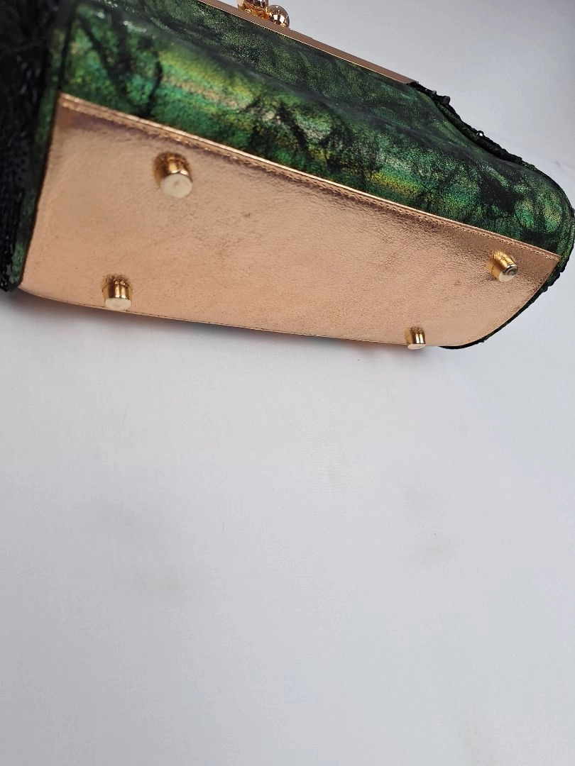 Irregular Choice Embellished Double Compartment Turtle Bag