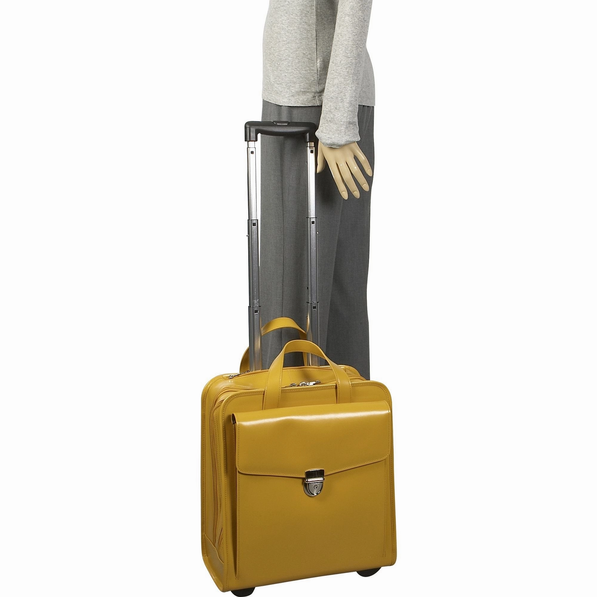 Jack Georges Milano 15.5" Vertical Laptop Case with Wheels