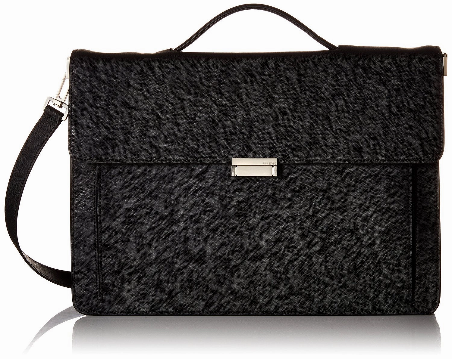 Jack Spade Barrow Leather Top Handle Brief