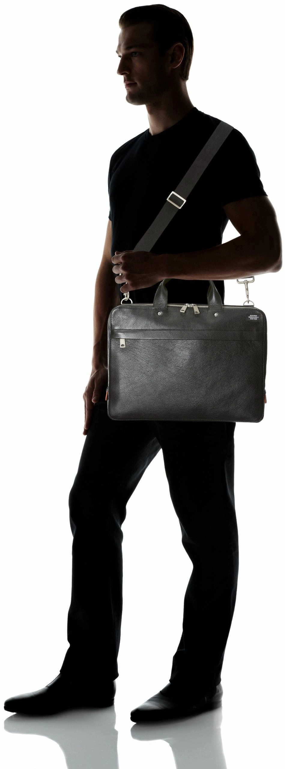 Jack Spade Mason Leather Slim Brief