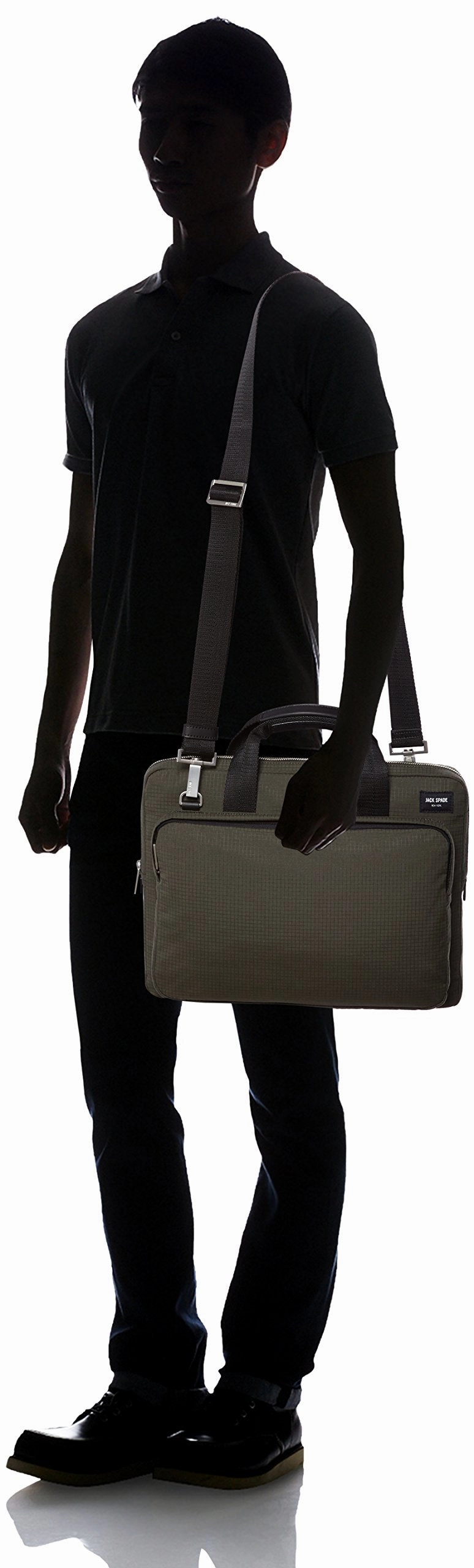 Jack Spade Men's Solid Ripstop Slim Supply Brief