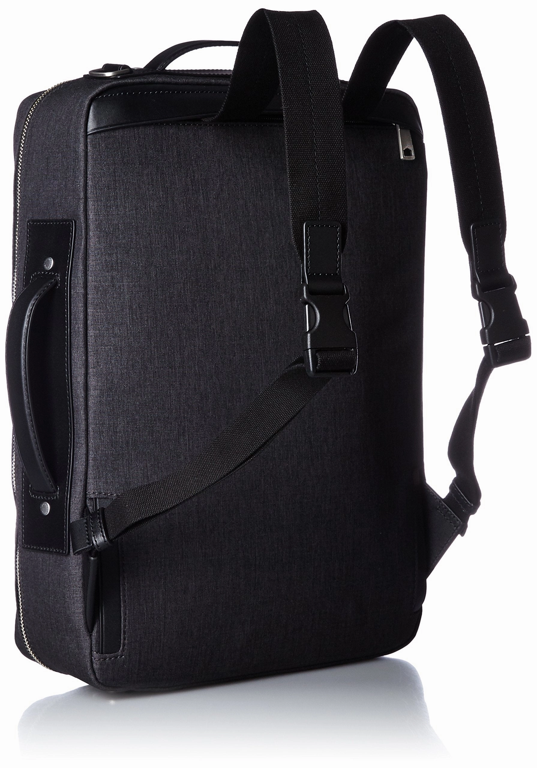 Jack Spade Men's Tech Oxford Convertible Briefpack Charcoal