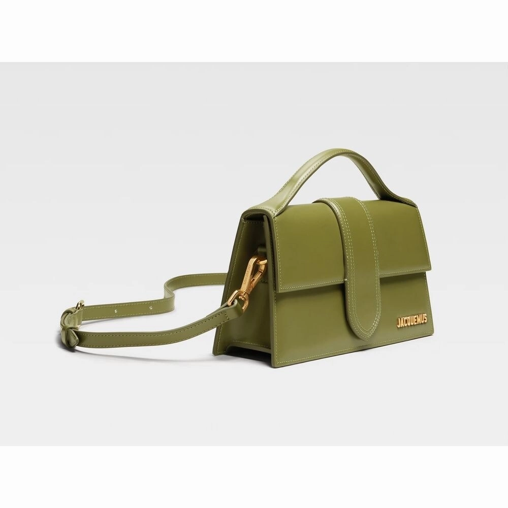 Jacquemus Green Leather Crossbody Women's Bag