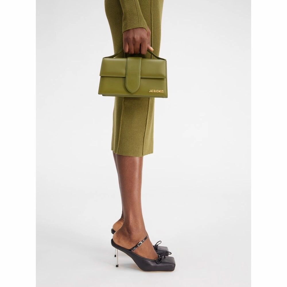 Jacquemus Green Leather Crossbody Women's Bag