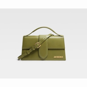 Jacquemus Green Leather Crossbody Women's Bag