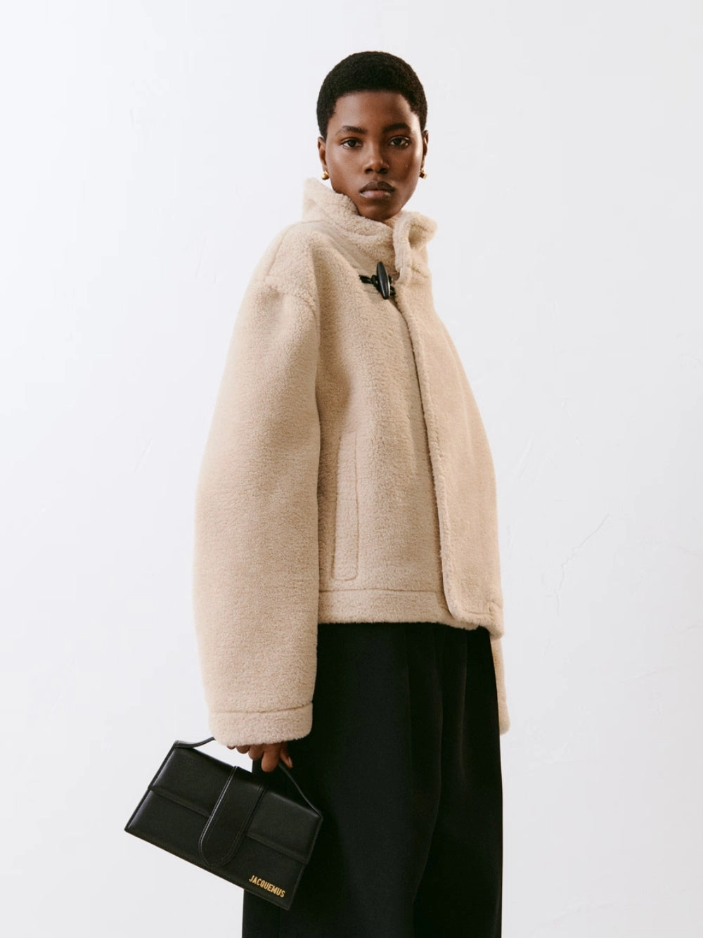 Jacquemus Le Grand Bambino Black Bag