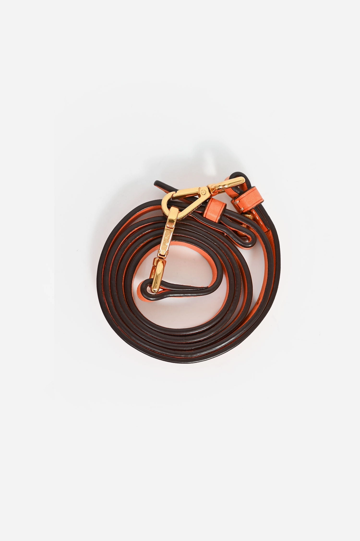 Jacquemus Orange Leather 'Chiquito' Mini Crossbody Bag (As Is)
