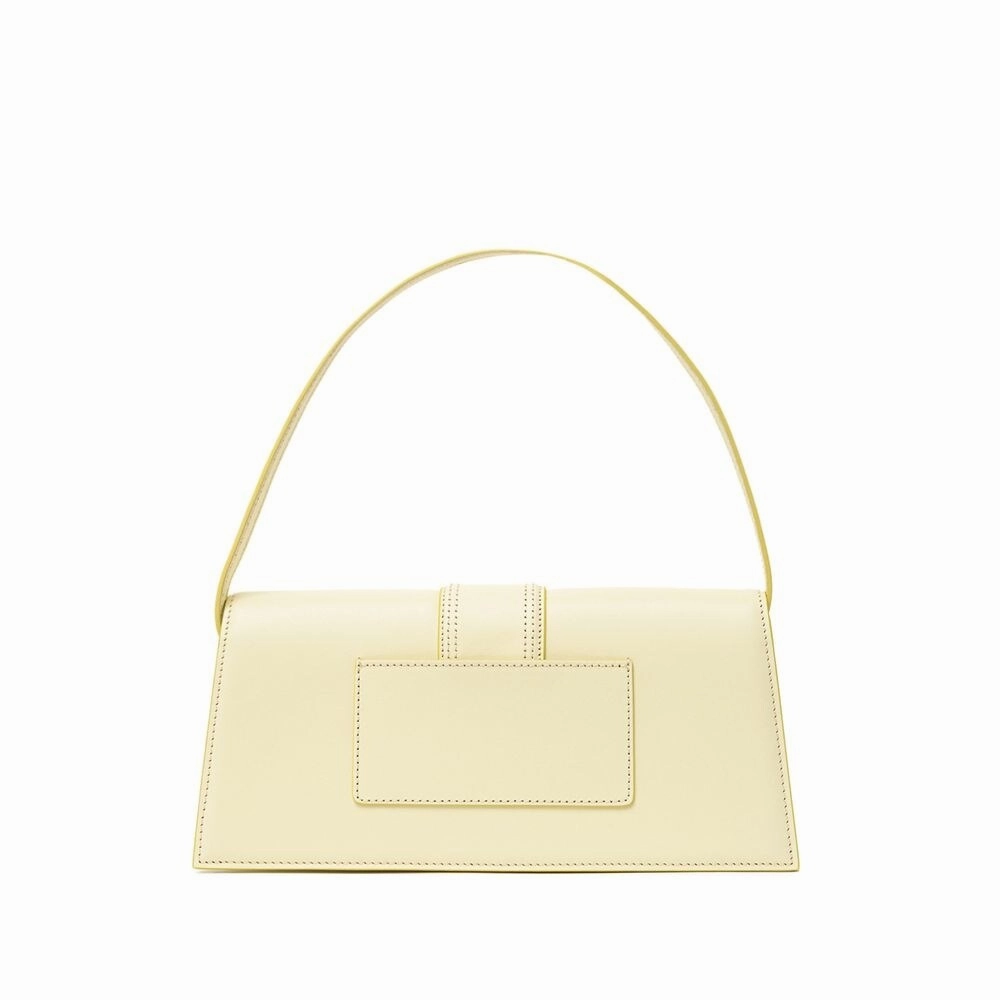 Jacquemus Yellow Leather Shoulder Women's Bag