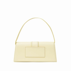 Jacquemus Yellow Leather Shoulder Women's Bag