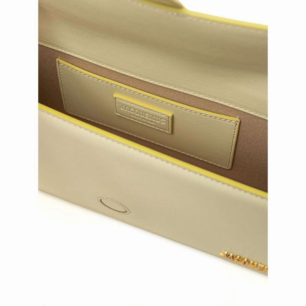 Jacquemus Yellow Leather Shoulder Women's Bag