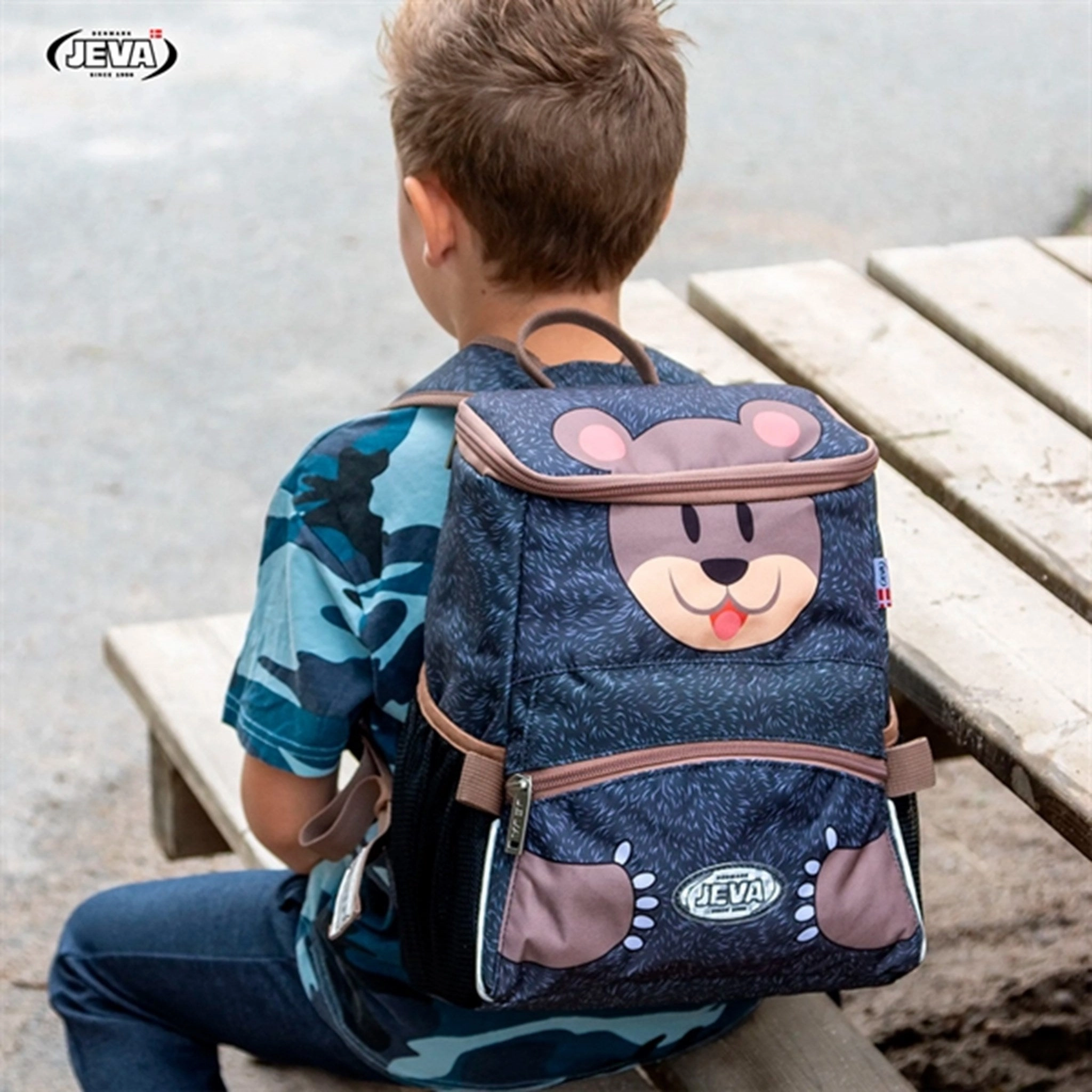 JEVA Preschool Brnehavetaske Bear
