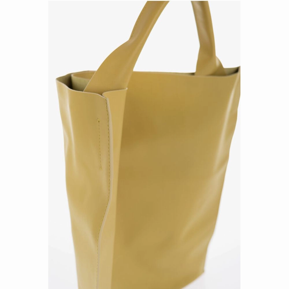 Jil Sander Leather Shopping Bag with Inner Women's Pocket