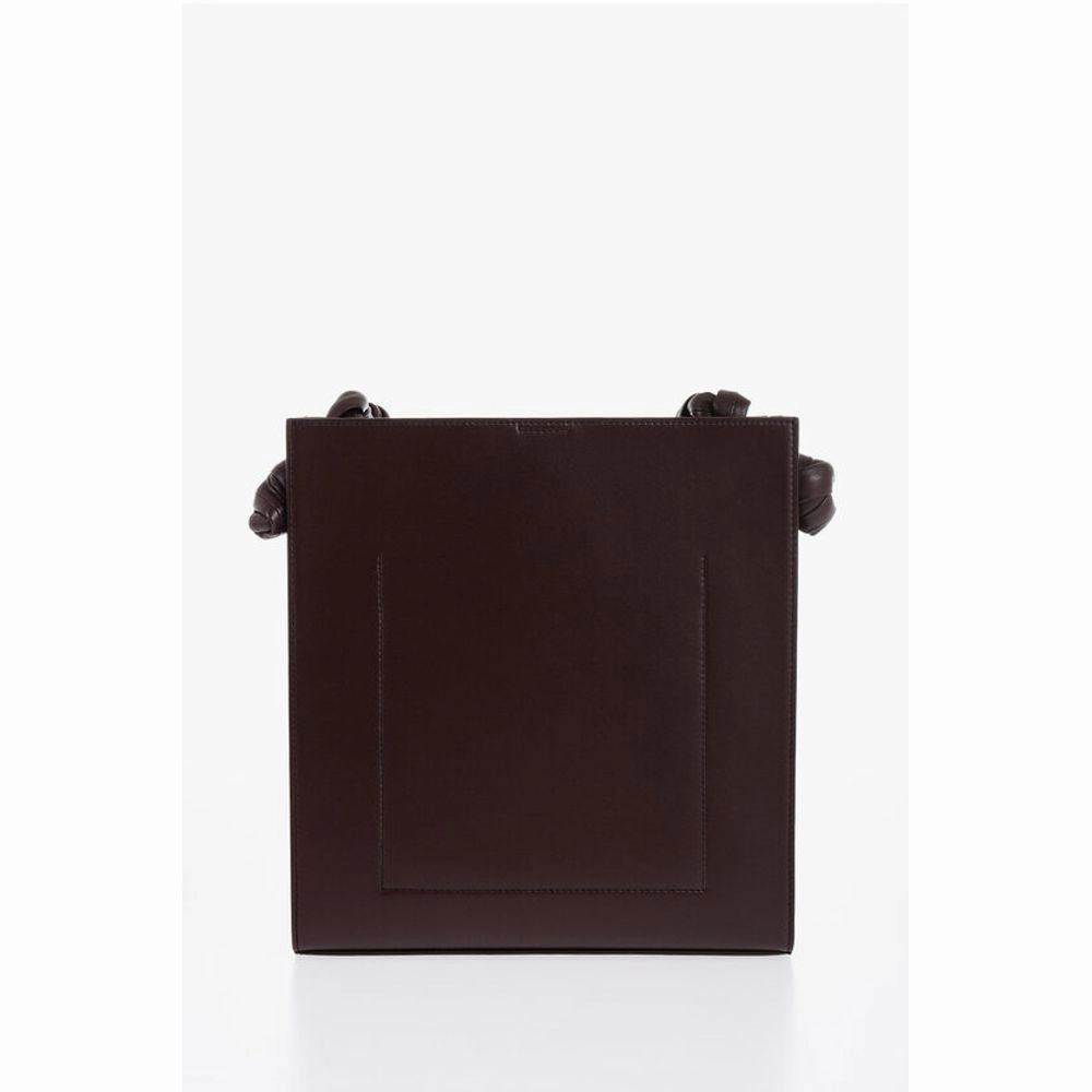 Jil Sander Leather Slim TANGLE Shoulder Bag with Knoted Strap