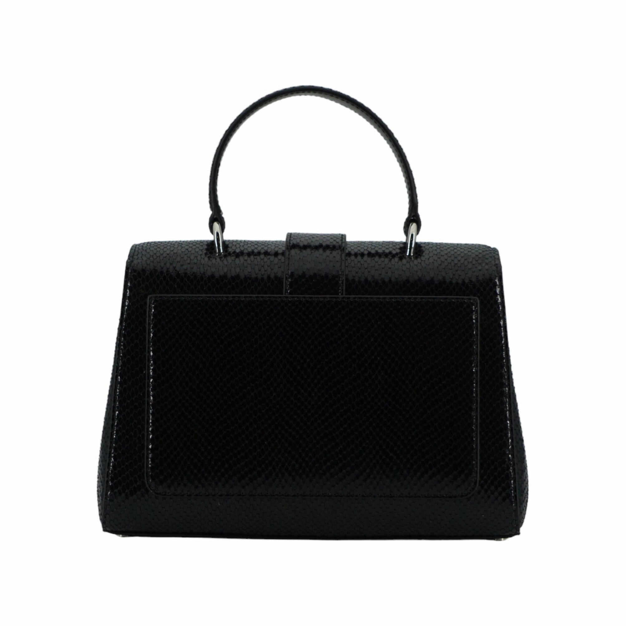 Jimmy Choo Black Leather Top Handle Shoulder Women's Bag