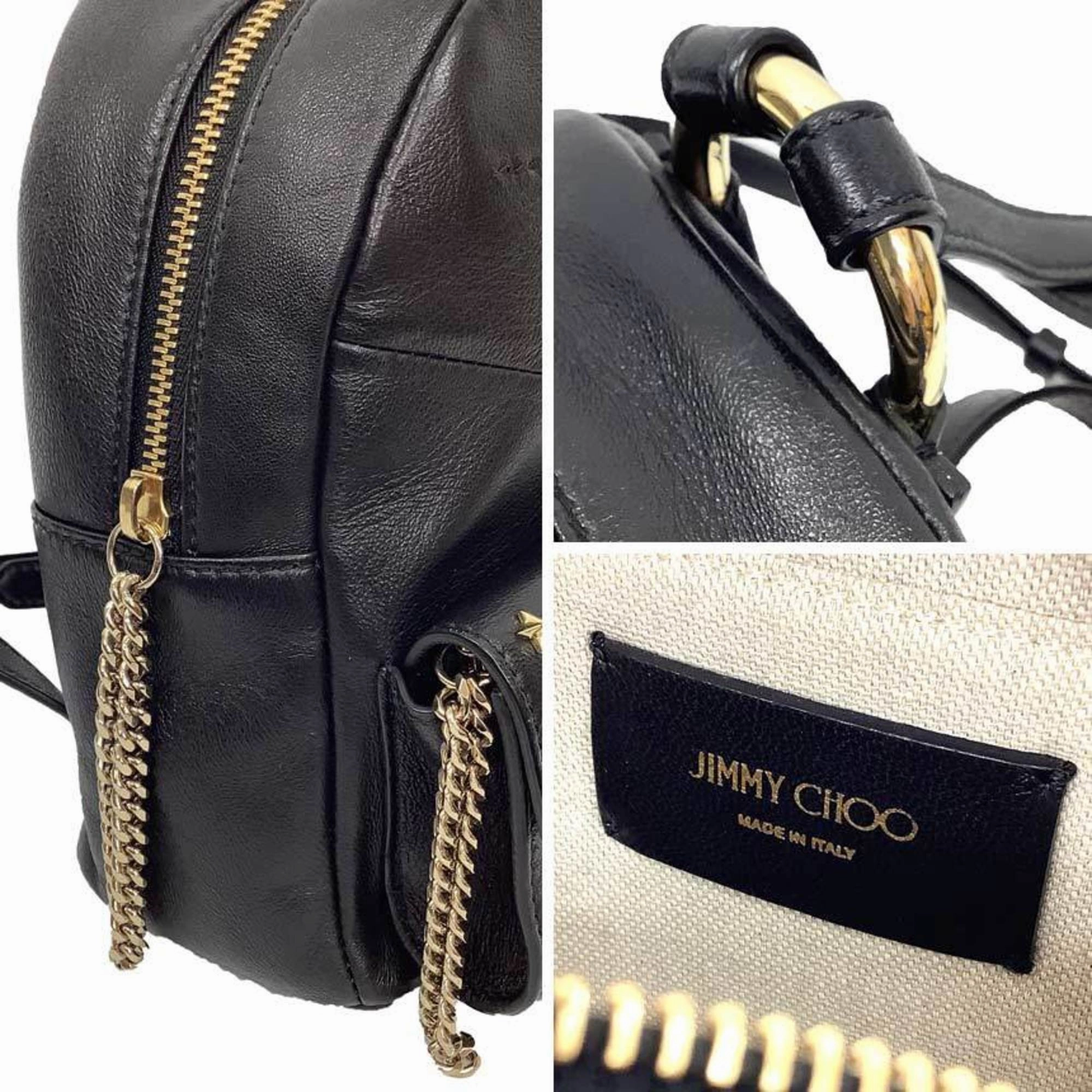 Jimmy Choo Leather Backpack (Pre-Owned)