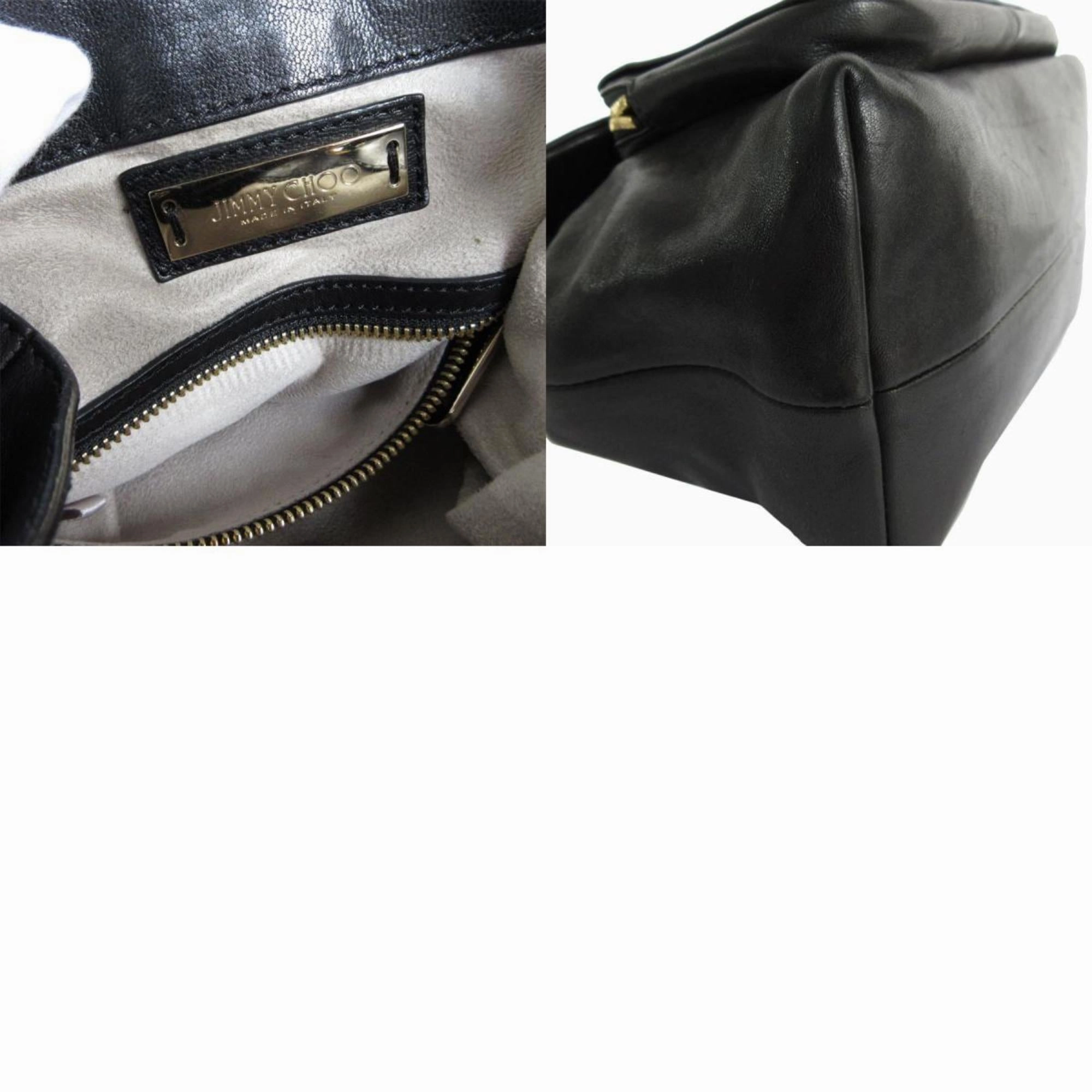 Jimmy Choo  Leather Canvas Backpack (Pre-Owned)