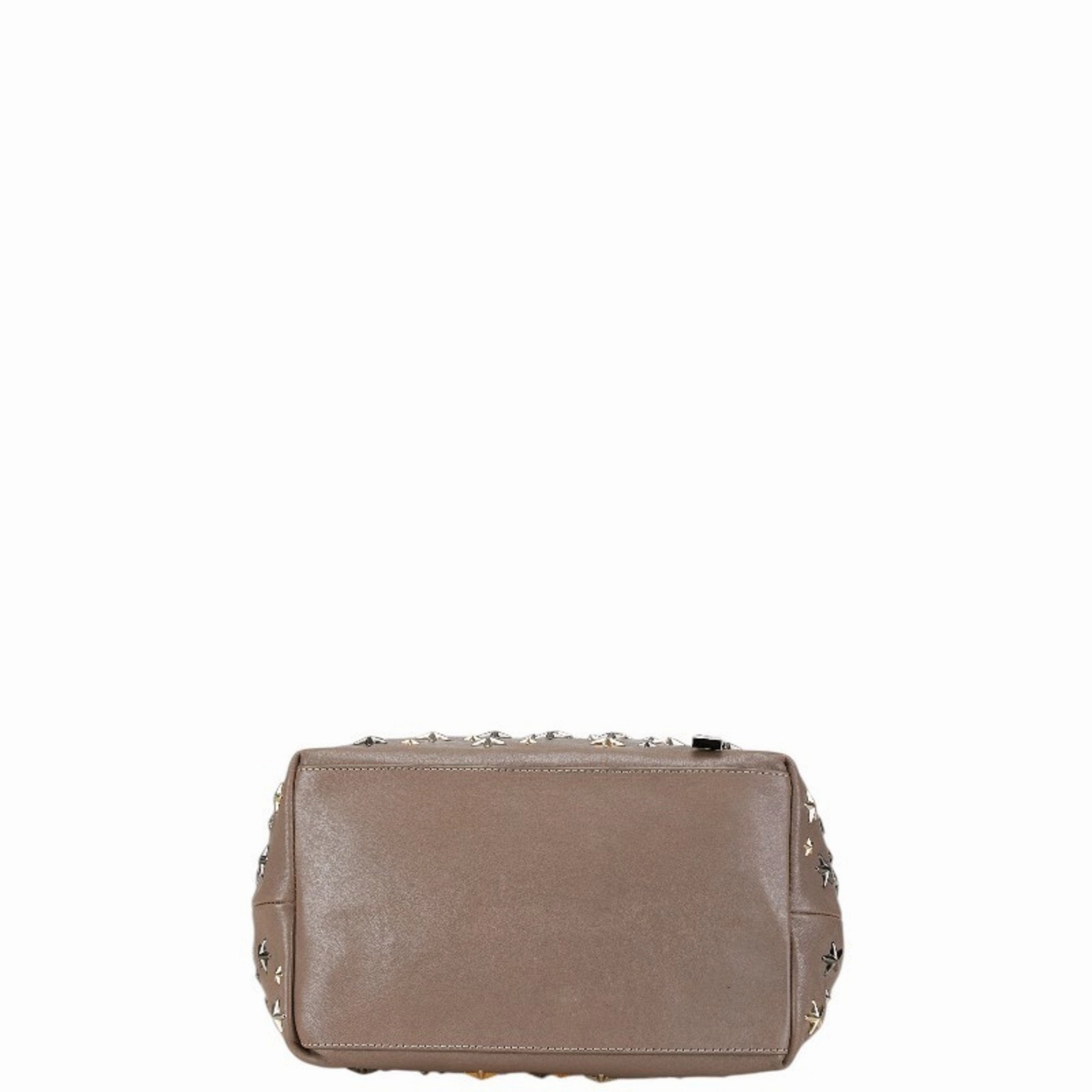 Jimmy Choo Leather Handbag Tote Bag (Pre-Owned)