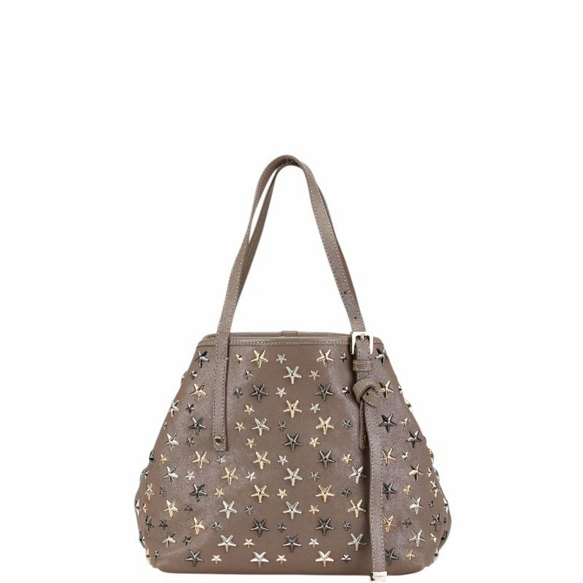 Jimmy Choo Leather Handbag Tote Bag (Pre-Owned)
