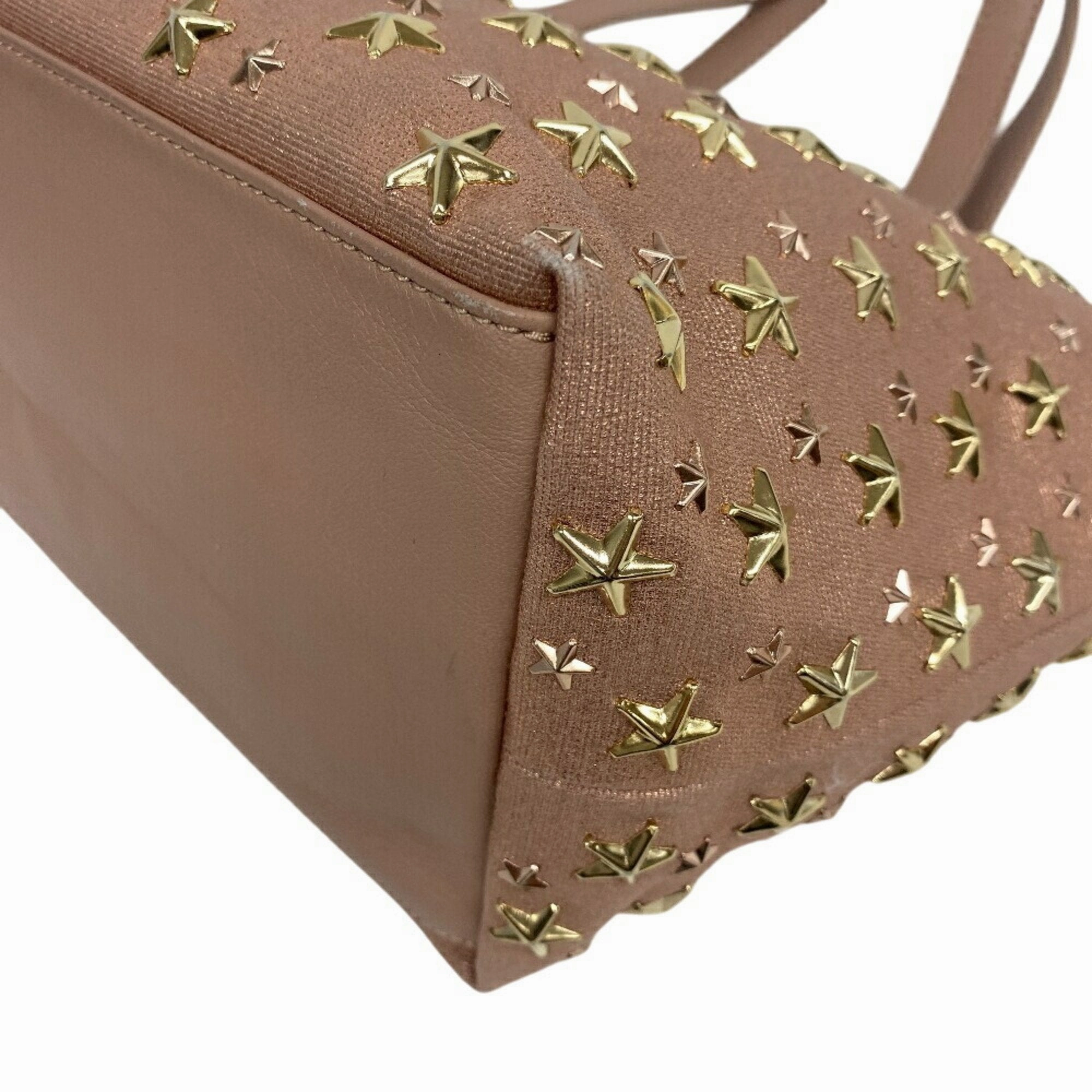 Jimmy Choo Leather Handbag Tote Bag (Pre-Owned)