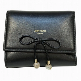 Jimmy Choo Leather Wallet (Tri-Fold) (Pre-Owned)